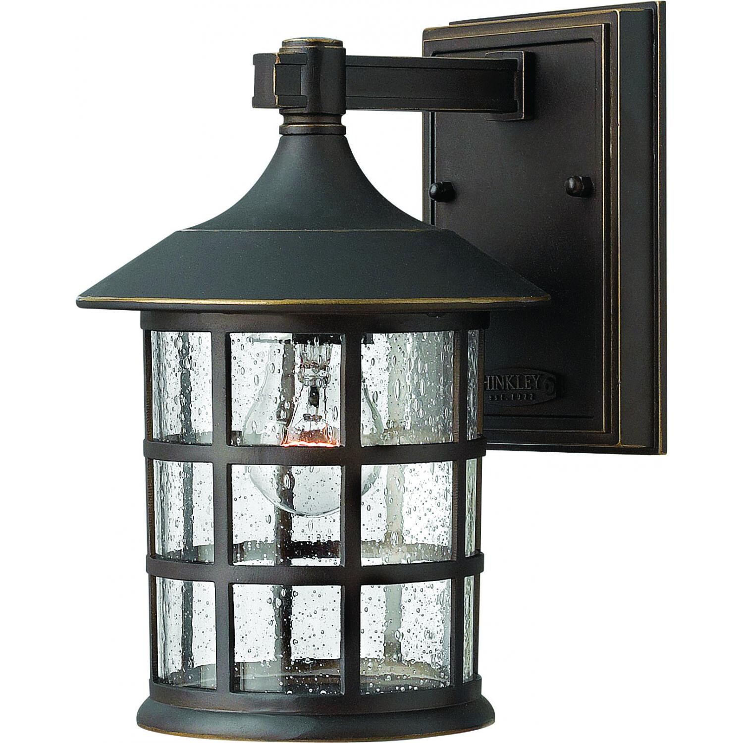 Hinkley Lighting Freeport One Light 9-Inch Outdoor Wall Light - Oil Rubbed Bronze - 1800OZ