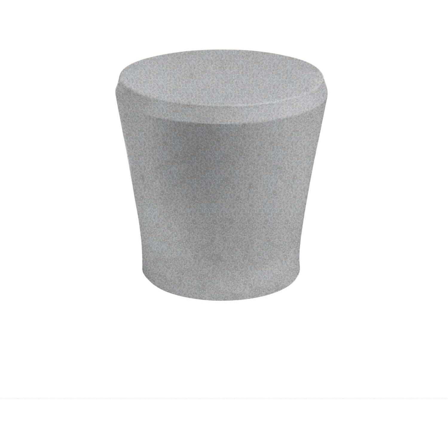 Ledge Lounger Affinity Side Table - Granite Grey - White Background thumbnail