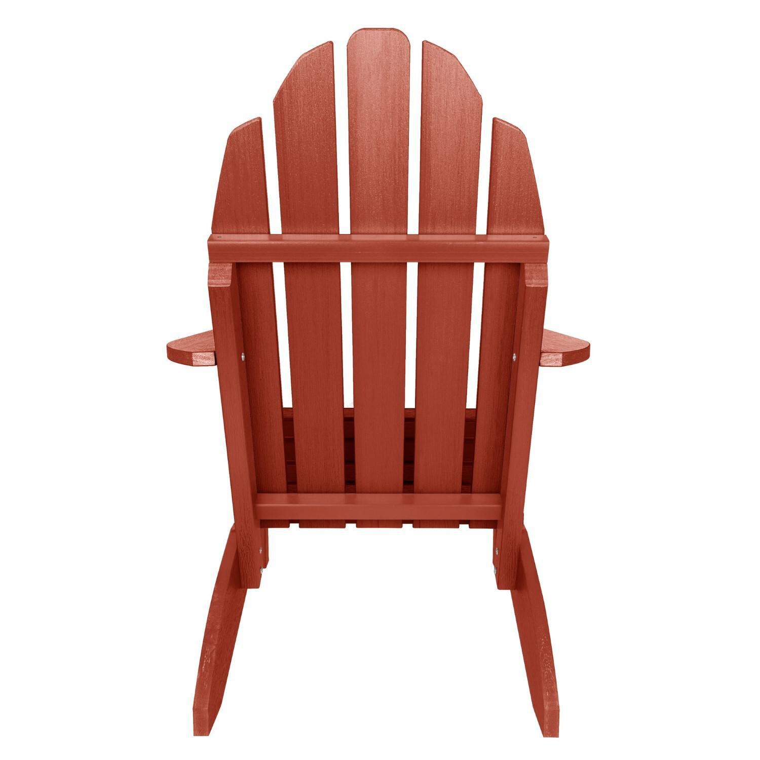 Lakeview The Charmville Adirondack Chair - Rustic Red - Back thumbnail