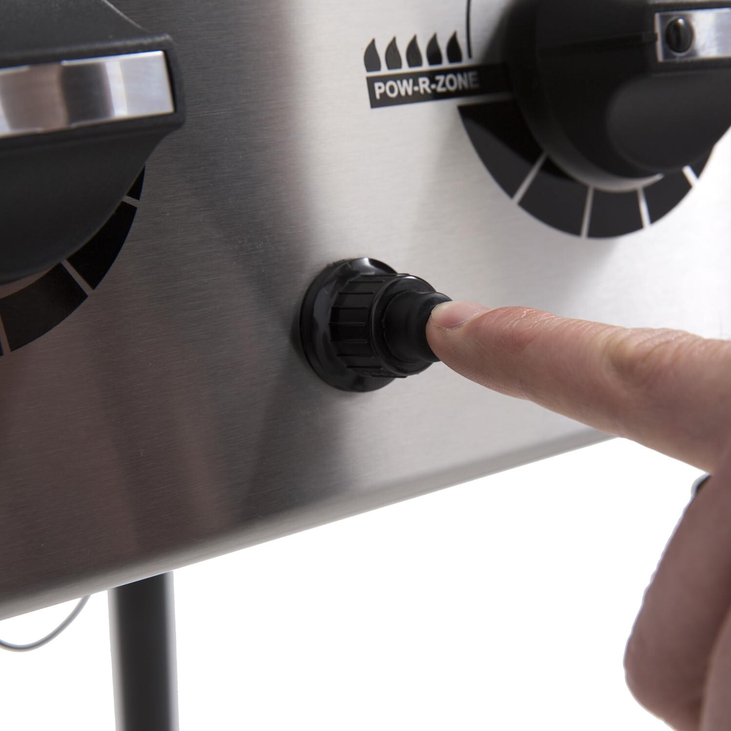 Broil King Porta-Chef 320 3-Burner Portable Propane Gas Grill - Sure-Lite Electronic Ignition System thumbnail