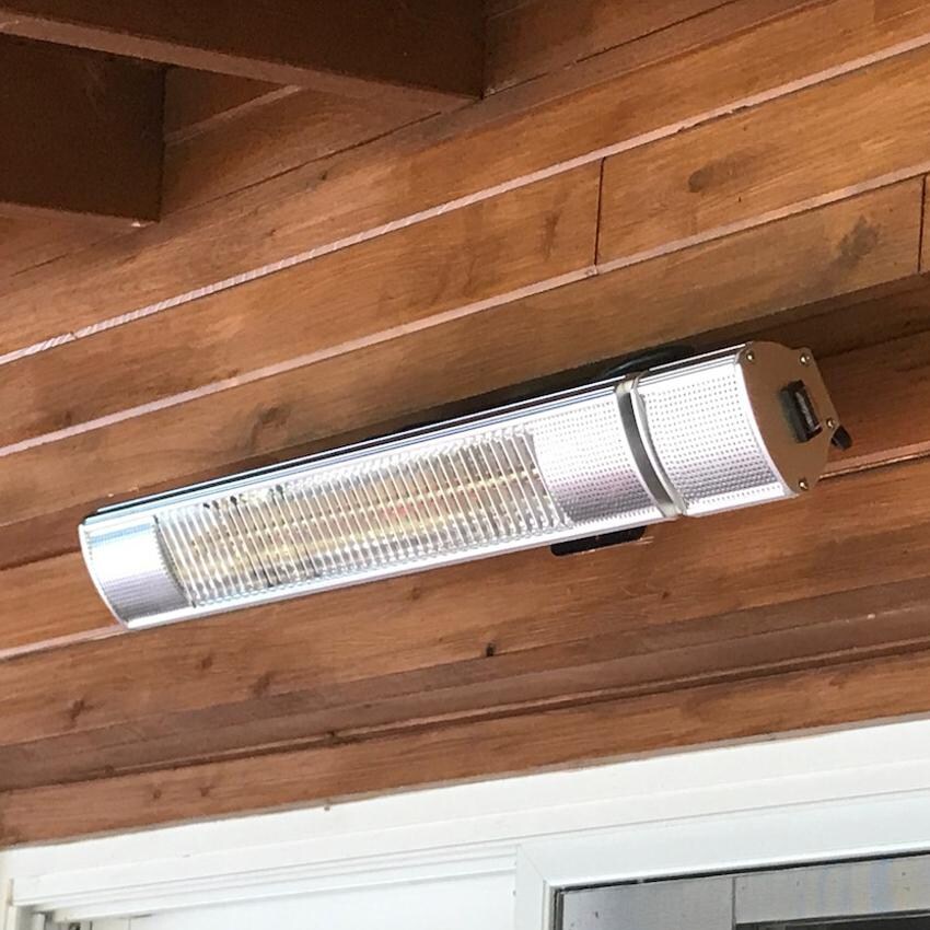 Aura Mw Series Electric 25 Inch Patio Heater 1500 Watts 120v Aura Mw Series Electric 25 Inch Patio Heater 1500 Watts 120v Stainless W Remote Batteries Not Included Bbqguys