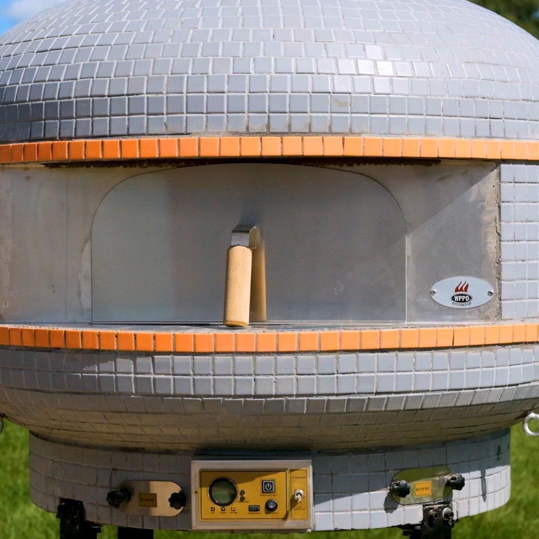 WPPO WKPM-D100 40-in Professional Lava Digital Wood Fired Oven w/ Convection Fan - Detail thumbnail