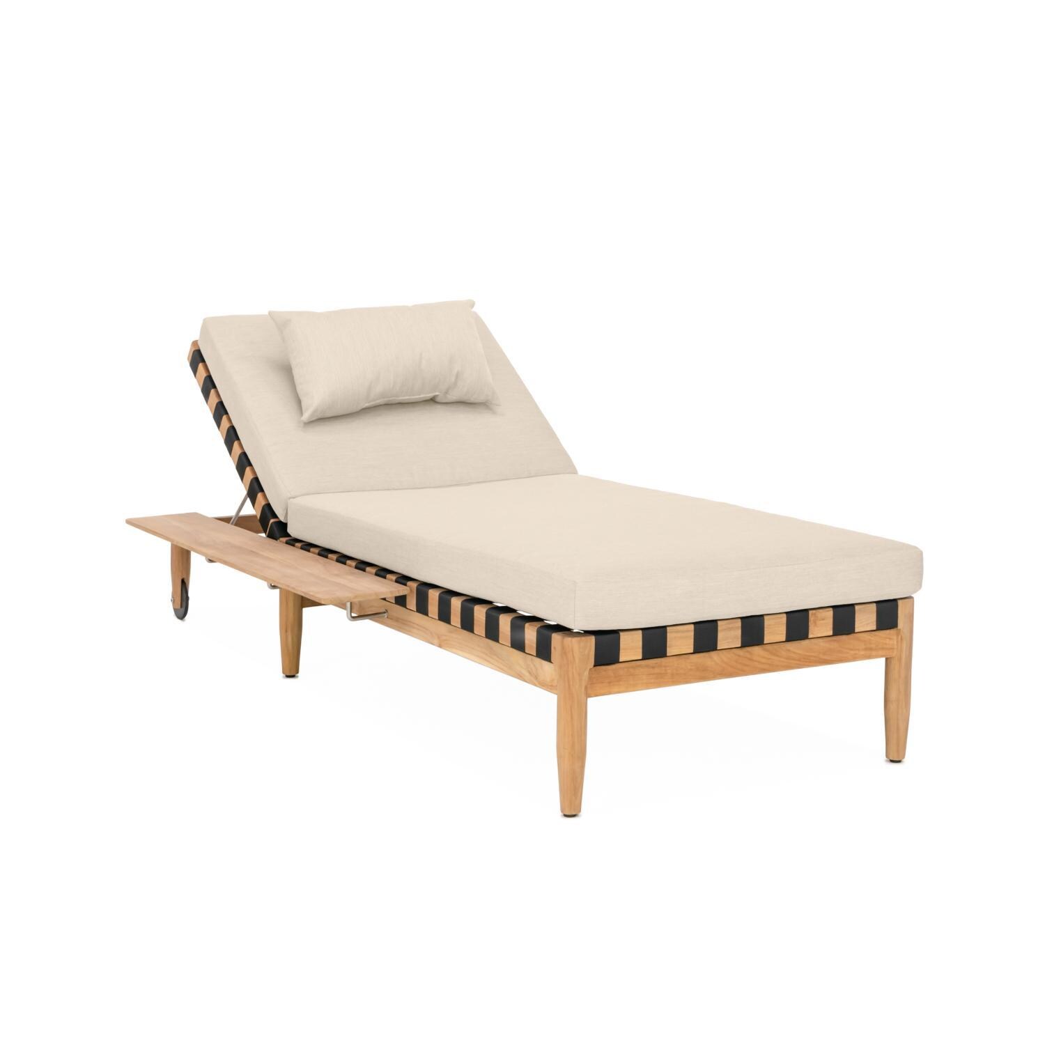 Ibiza Chaise Lounge in Sand By Teak + Table