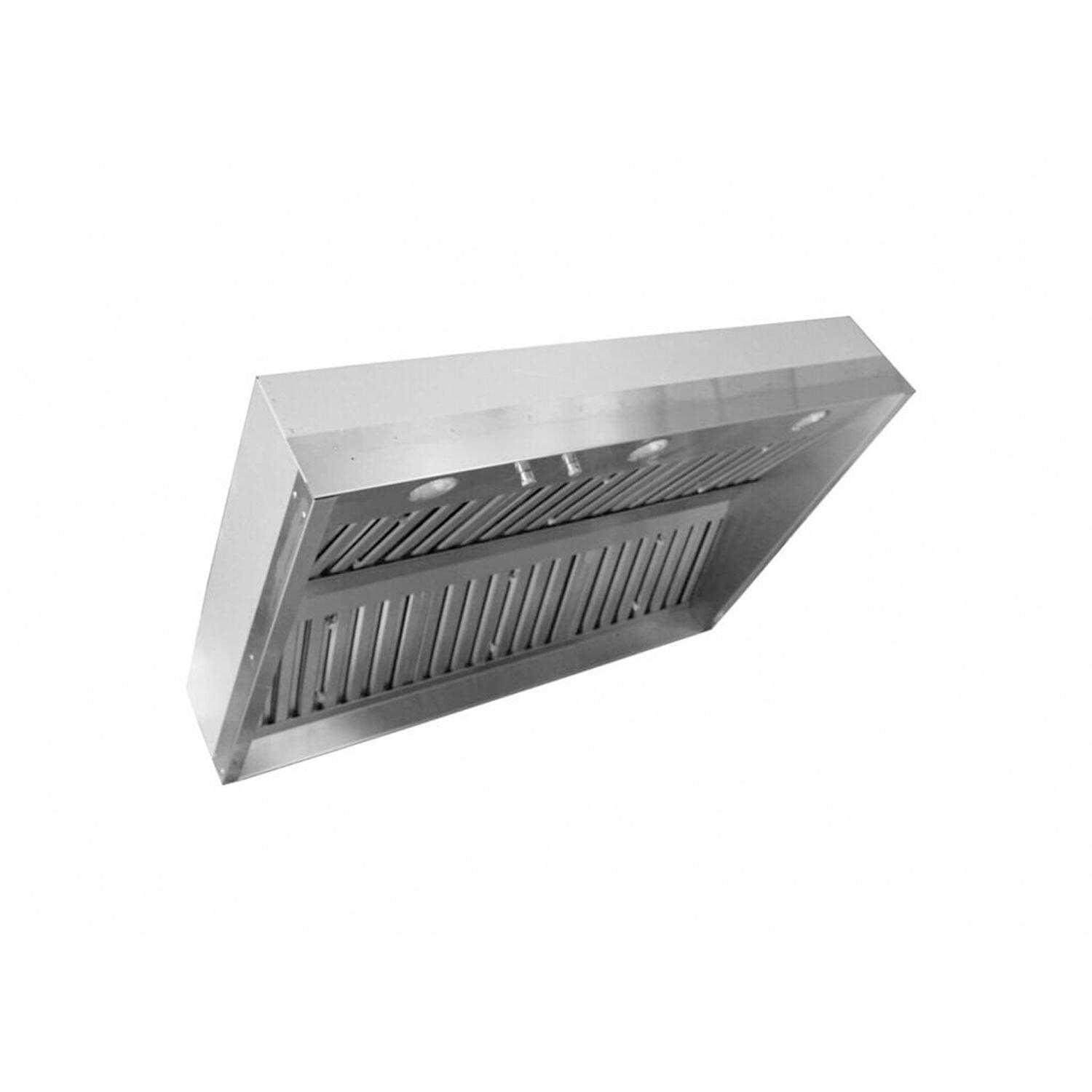 Trade-Wind L7248 48-Inch Outdoor Vent Insert - Stainless Steel - Liner Only - Angle - White Background