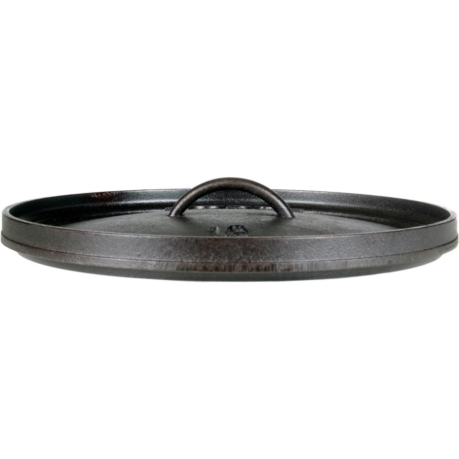 Lodge 8 Inch Seasoned Cast Iron Lid For Camping Dutch Oven L8CL3