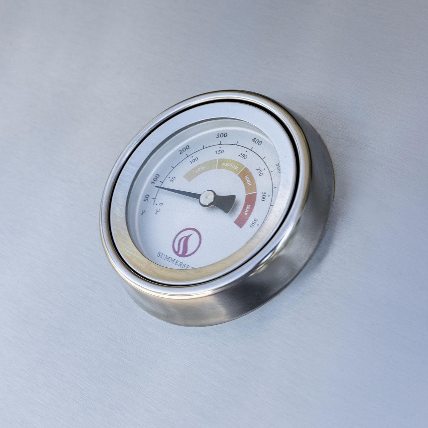 Summerset TRLPRO40 TRL Pro 40-in 4 Burner Built-In Natural Gas Grill w/ Rear Infrared Burner & Rotisserie Kit - Temperature Gauge - Detail thumbnail