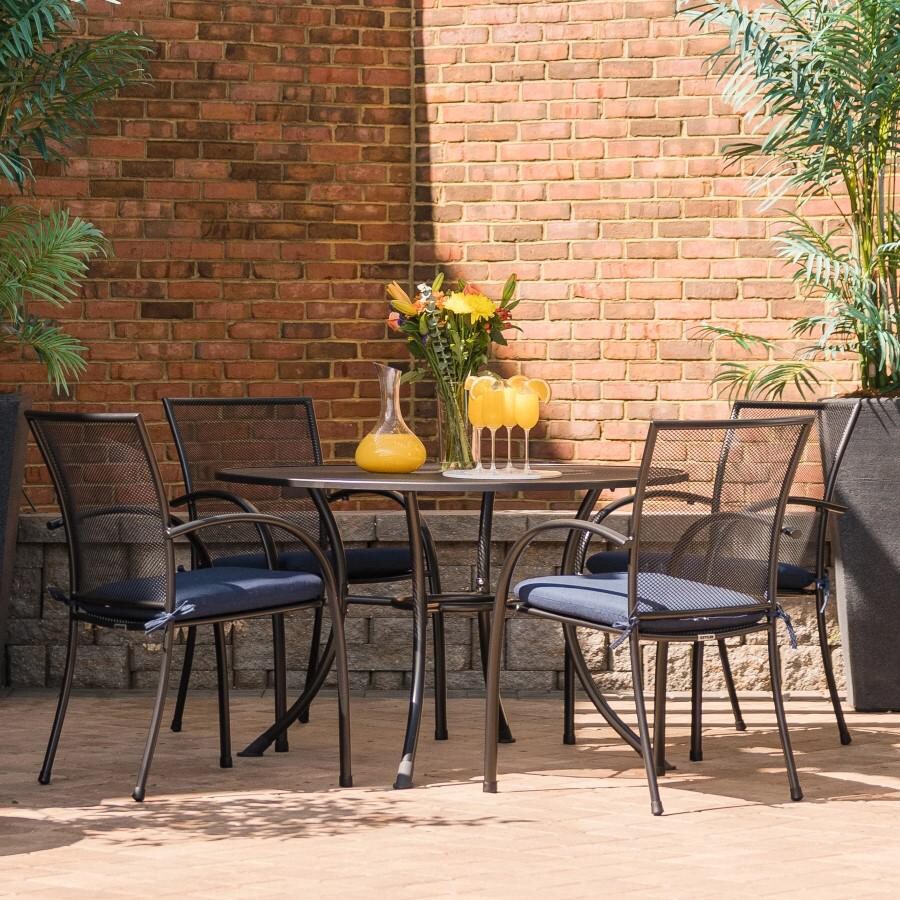 Kettler PILANO 5 Piece Wrought Iron Mesh Dining Set thumbnail