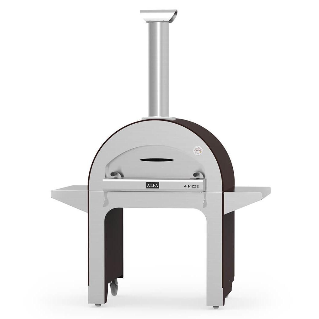 Alfa 4 Pizze 31-Inch Outdoor Wood-Fired Pizza Oven - Copper - FX4PIZ-LRAM