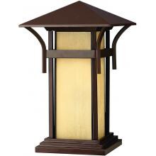 Hinkley Lighting Harbor One Light 17-Inch LED Outdoor Pier Mount - Anchor Bronze - 2576AR-LED