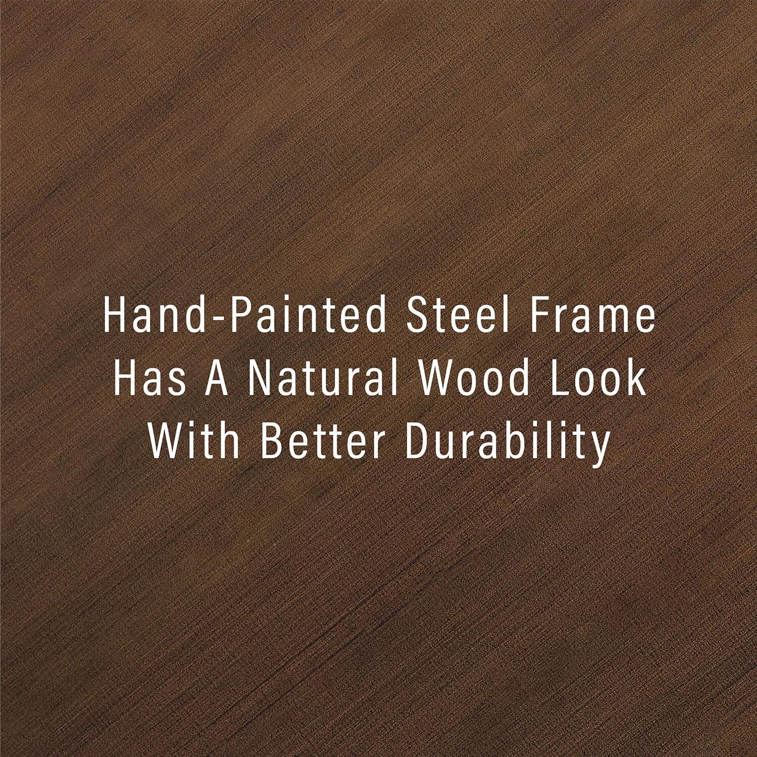 Ultimate Patio UP-92431BR-CR 7Pc Wicker Outdoor Sofa Patio Furniture Set in Creme - Natural Wood Weather Resistant - Diagram thumbnail