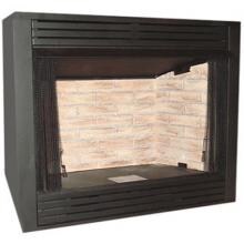 Monessen GCUF42C-F 42-Inch Louvered Circulating Vent-Free Firebox With Cottage Clay Firebrick image