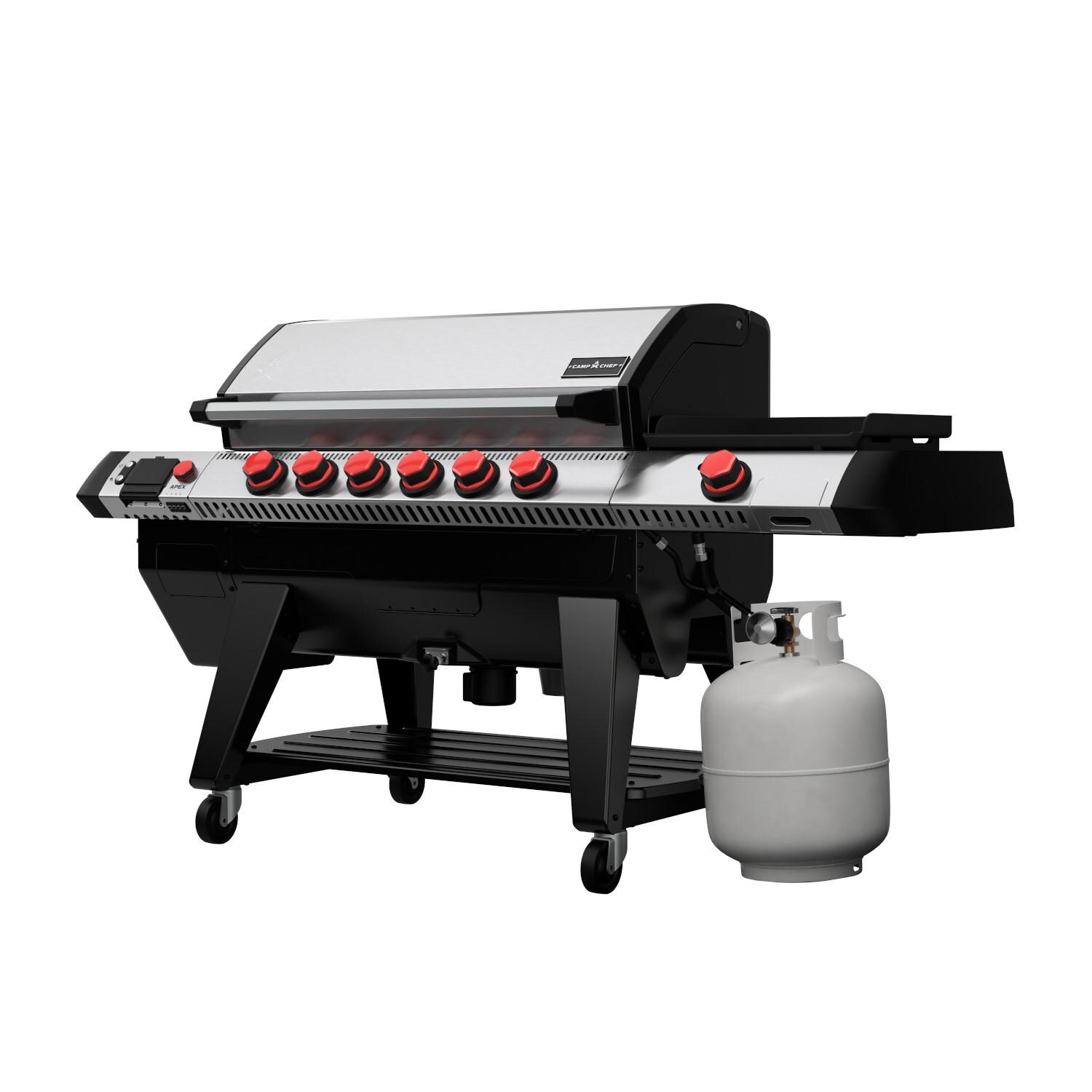 Camp Chef PG36HGSK Apex 36-Inch Pellet Grill W/ Gas Kit and Sidekick - Right Side thumbnail