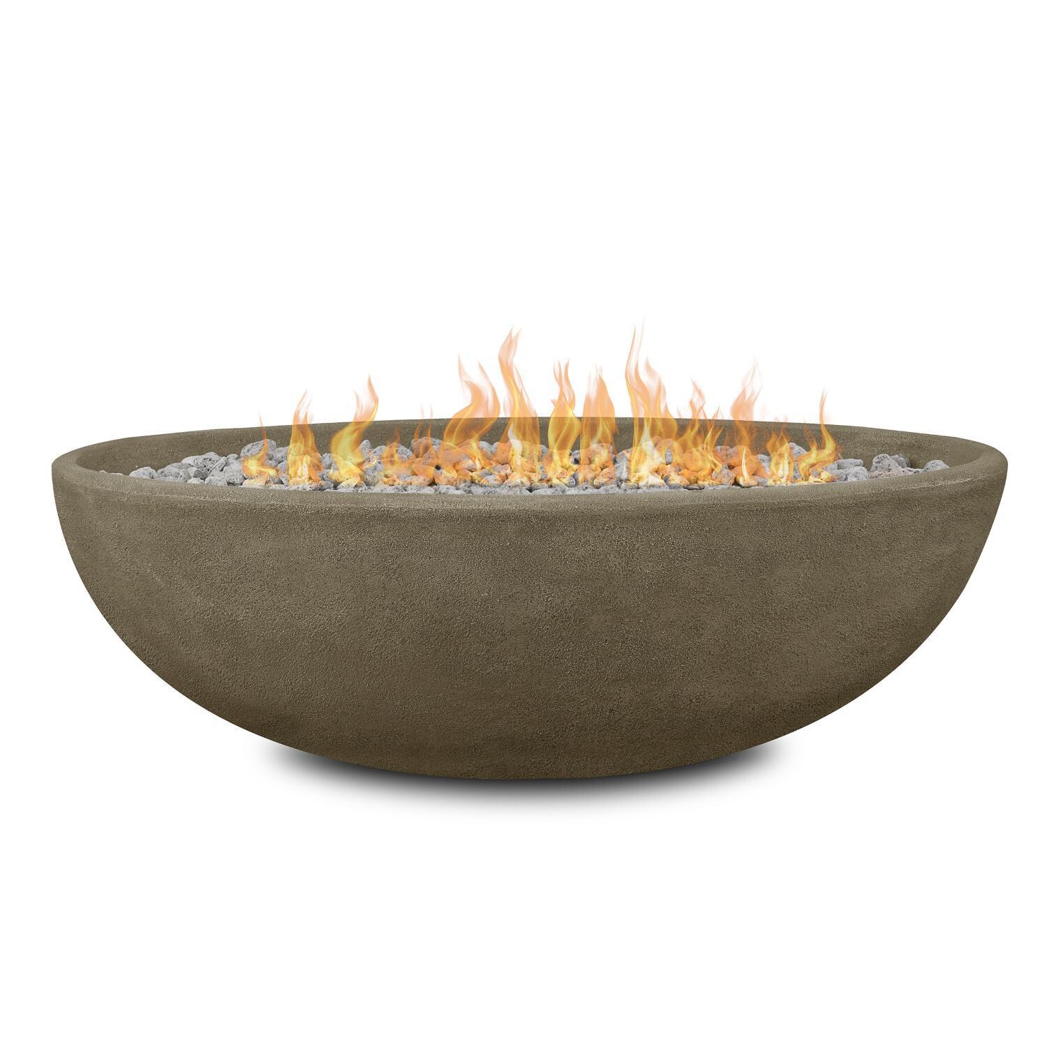 Lakeview Outdoor Designs SC-590LP-GLG Creekwood 48-Inch Oval Propane Gas Fire Bowl - Main thumbnail