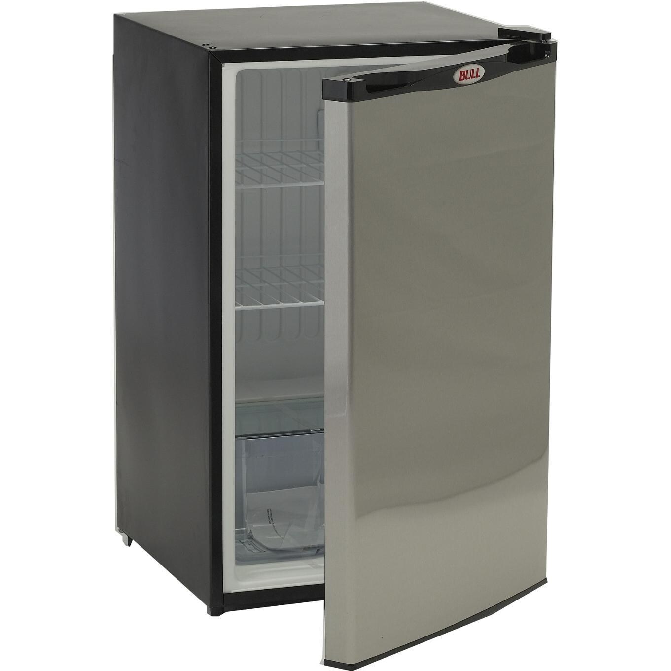 Bull 20-Inch 4.5 Cu. Ft. Compact Refrigerator With Recessed Handle - Stainless Steel - 11001