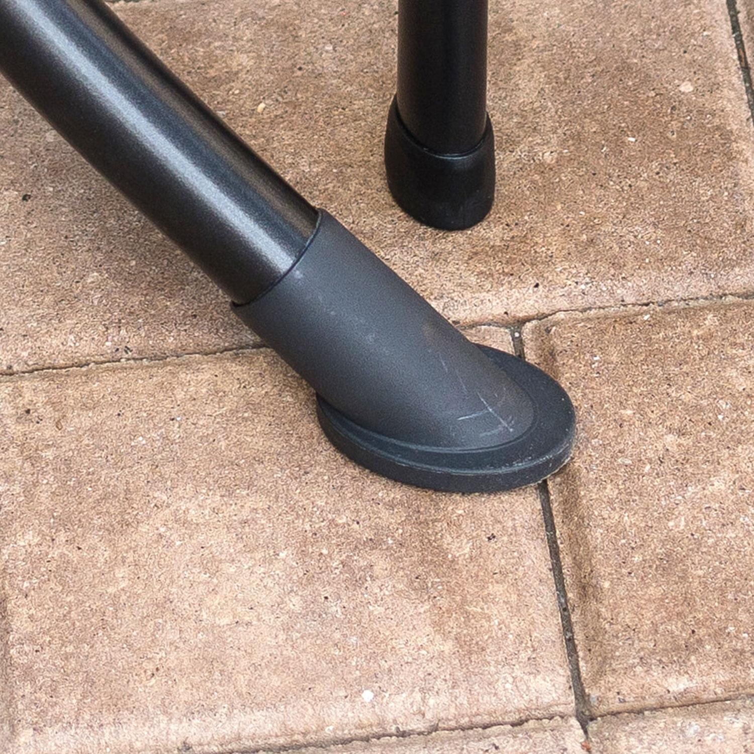 KETTLER 42 Inch Steel Round Mesh Dining Table - Foot Cap - Detail thumbnail