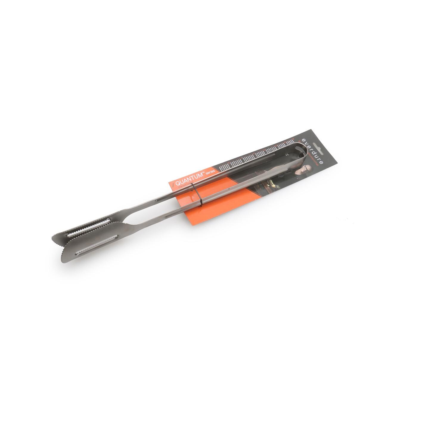 Everdure By Heston Titanium Coated Charcoal & Wood Chip Tongs - HBCOALTONGLTS - In-Package thumbnail