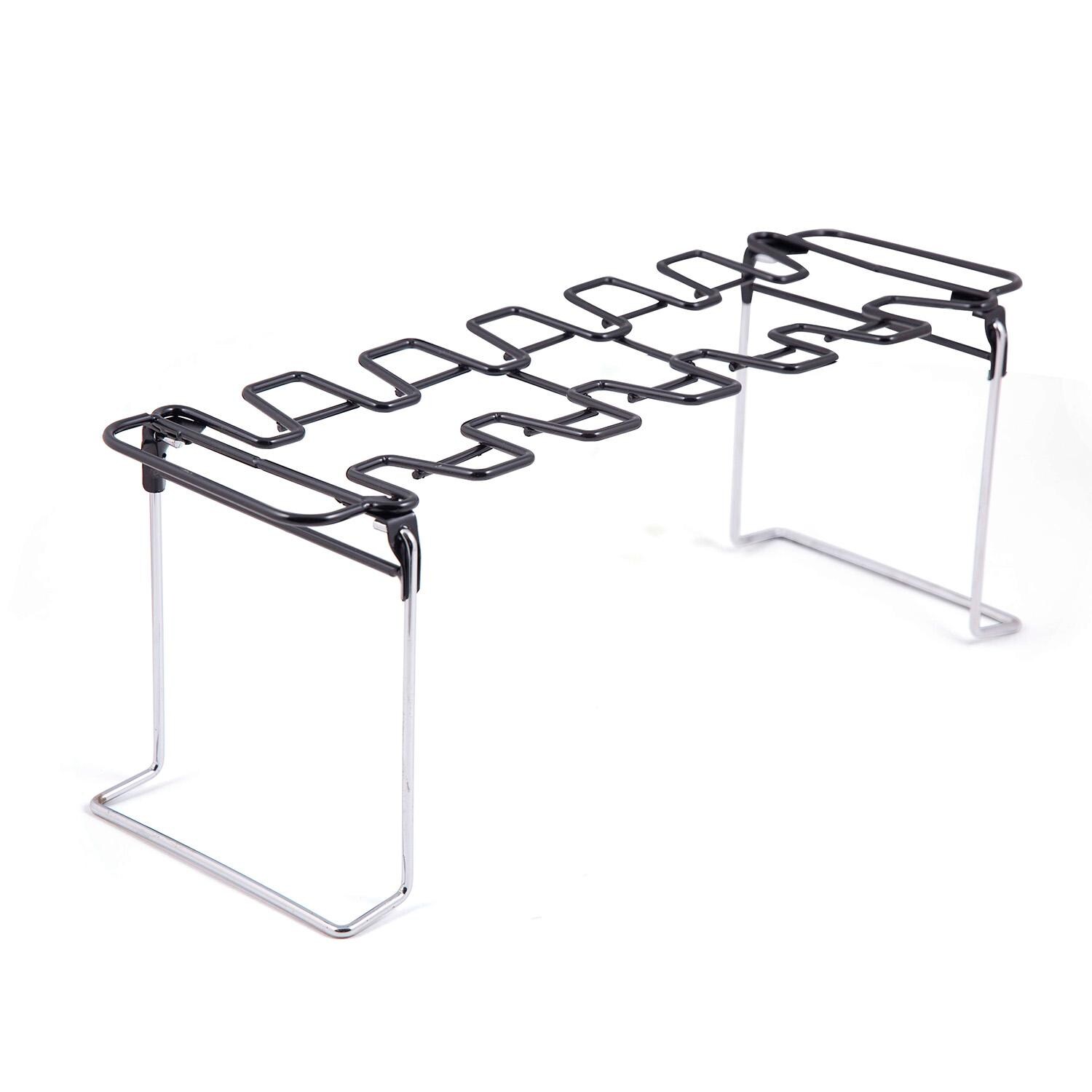 GrillPro Non-Stick Wing Rack w/ Chrome Legs