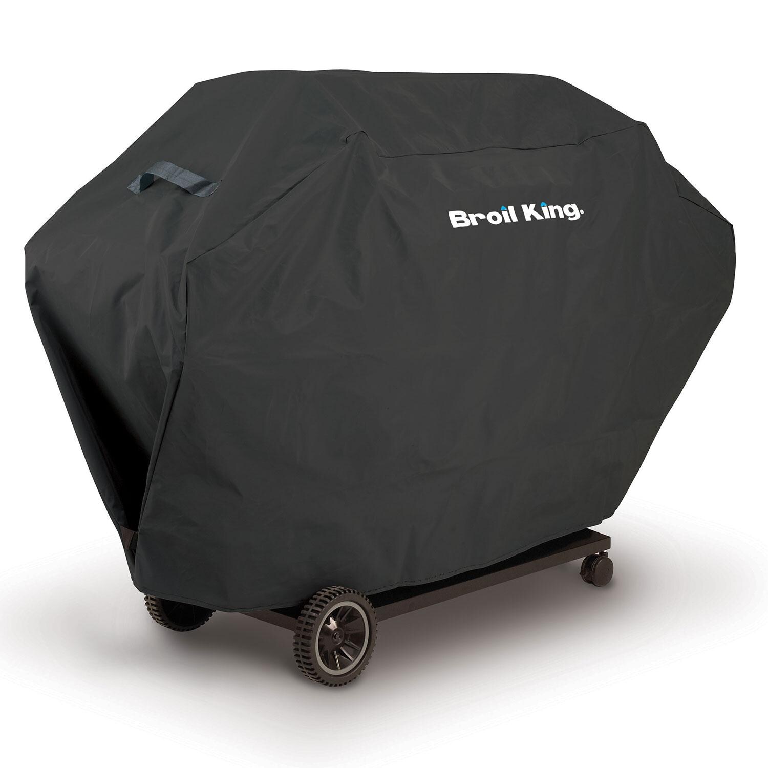 Broil King 67488 Select Grill Cover for Baron 500 Series Grills - Right Angle - White Background thumbnail