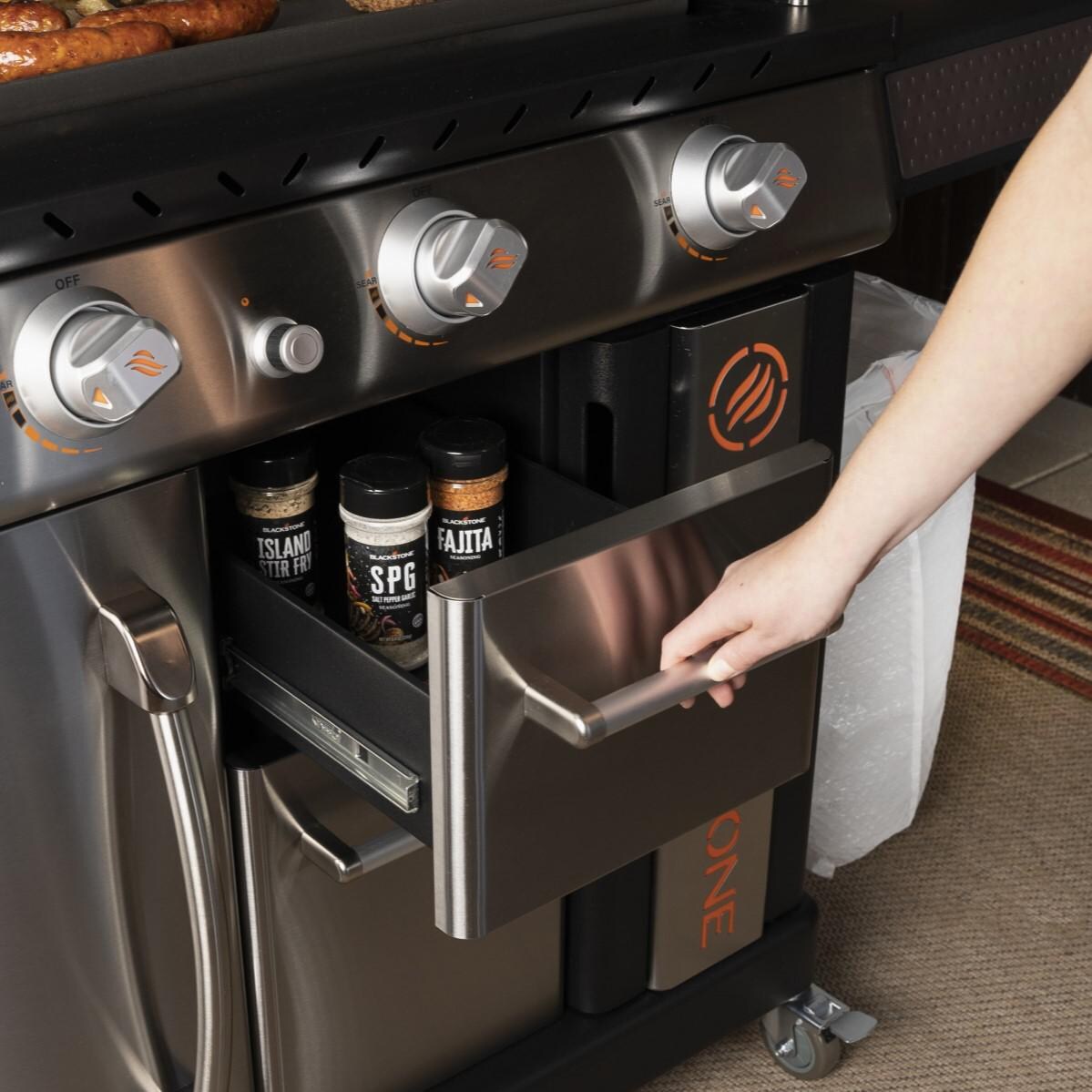 Blackstone 1902 Culinary Pro 36-Inch Griddle Cooking Station W/ Hard Cover - Storage Drawers thumbnail