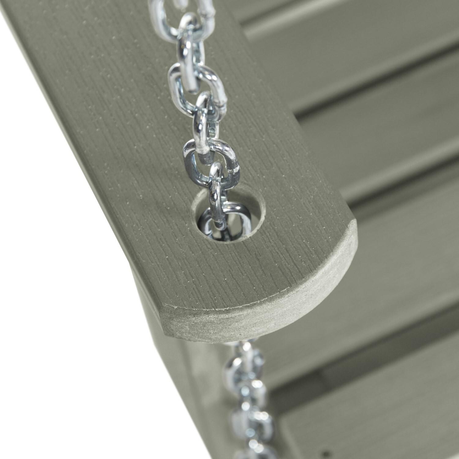 Lakeview Outdoor Deigns Hart Lane 5-Foot Porch Swing - Eucalyptus - Arm thumbnail