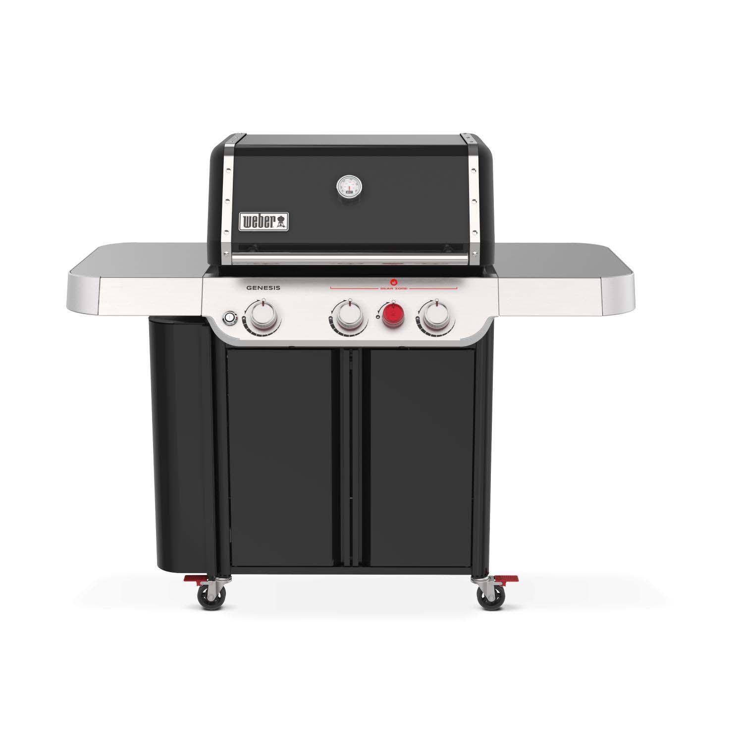 Weber Genesis E-330 Propane Gas Grill w/ Sear Zone & Grill Locker - Black - 1500576