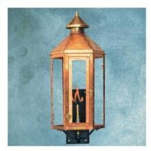 Legendary Lighting Neptune 3 Copper Propane Gas Light With Wall Bracket image