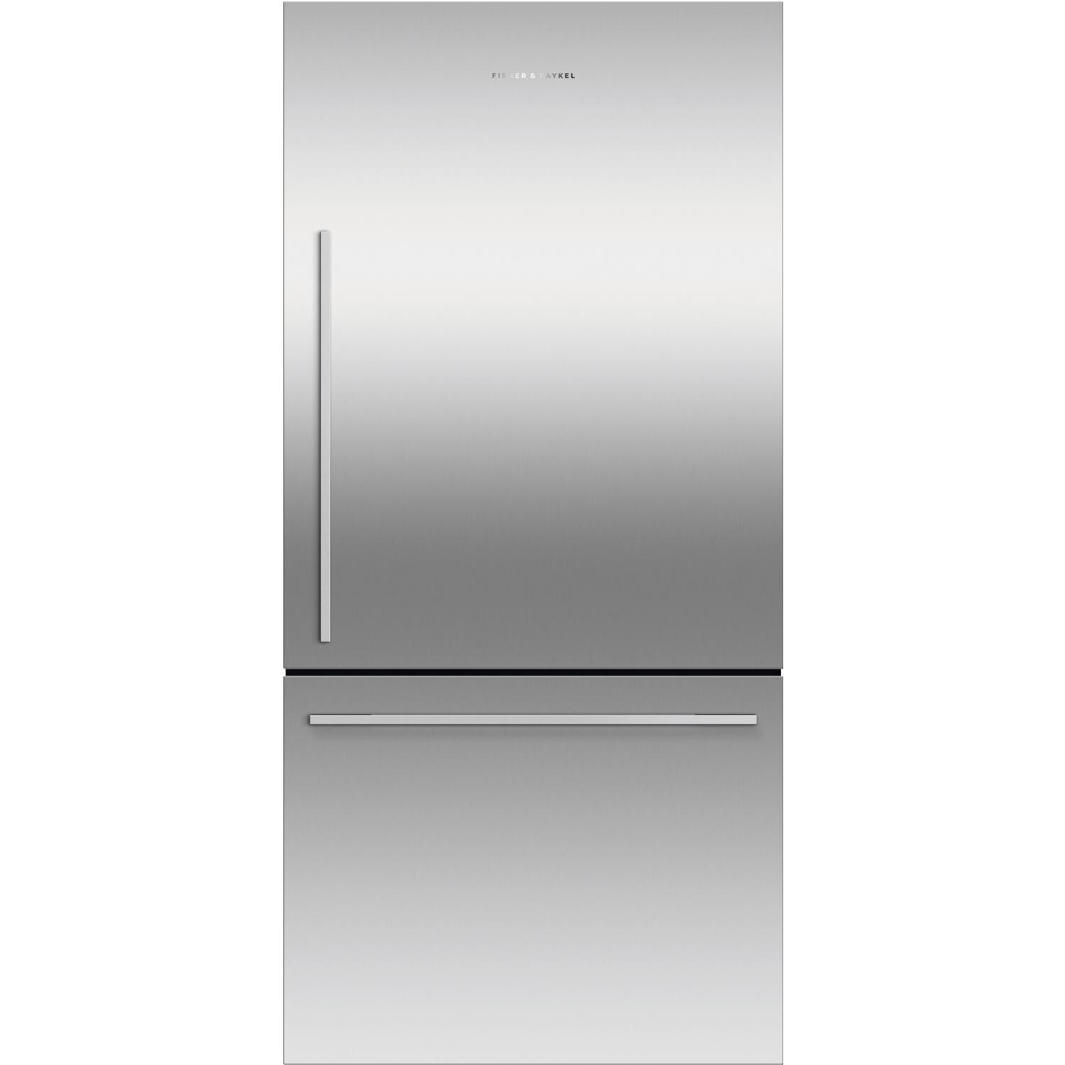 Fisher Paykel ActiveSmart 17.1 Cu. Ft. Bottom Freezer Counter Depth Refrigerator W/ RH Flat Door - Stainless Steel - RF170WDRX5 N image
