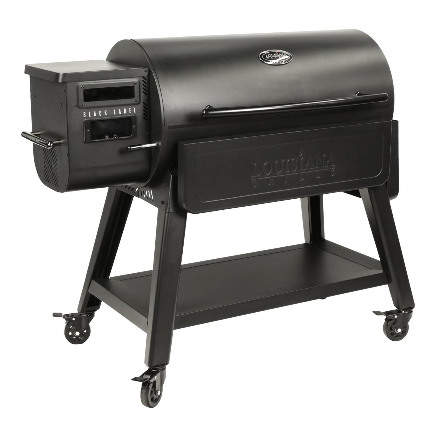 Louisiana Grills - 10640 - LG1200BL Black Label Series Pellet Grill - Angled Left thumbnail
