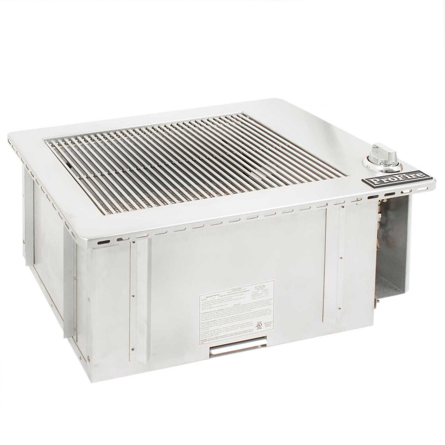 ProFire 30-Inch Indoor Gas BBQ Grill - Angled View thumbnail