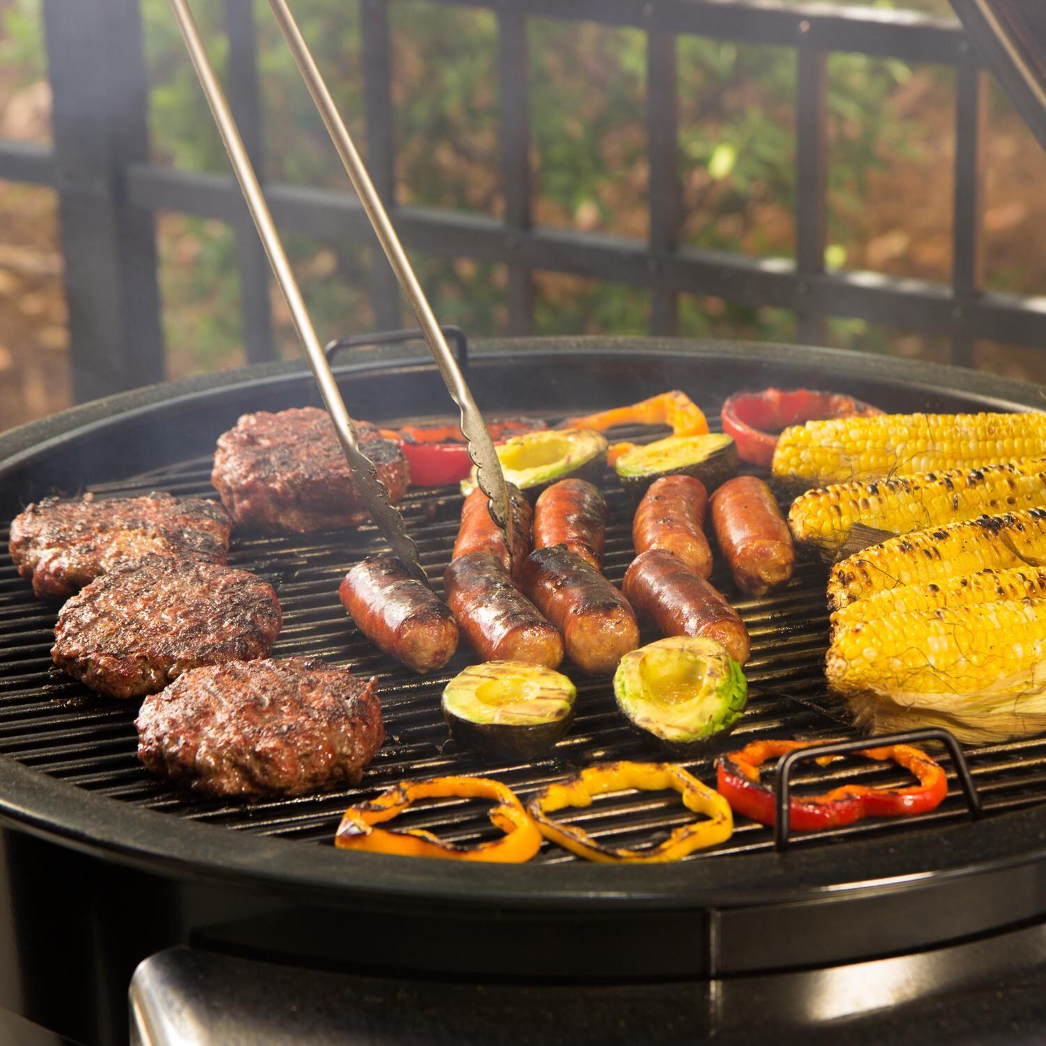 Weber Summit 18501001 24-Inch Charcoal Grilling Center - Black - Grilling Meat & Veggies thumbnail
