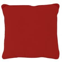 Sunbrella Canvas Jockey Red Throw Pillow By BBQGuys - 18 X 18 image