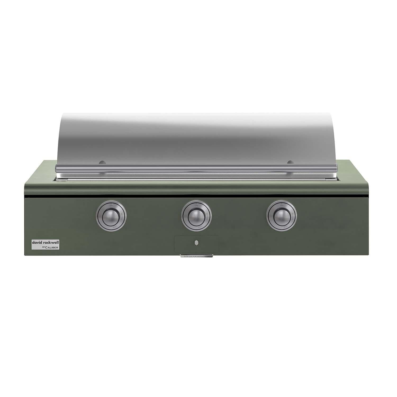 Caliber 48-in Natural Gas Built-In Rockwell Grill - Olive w
