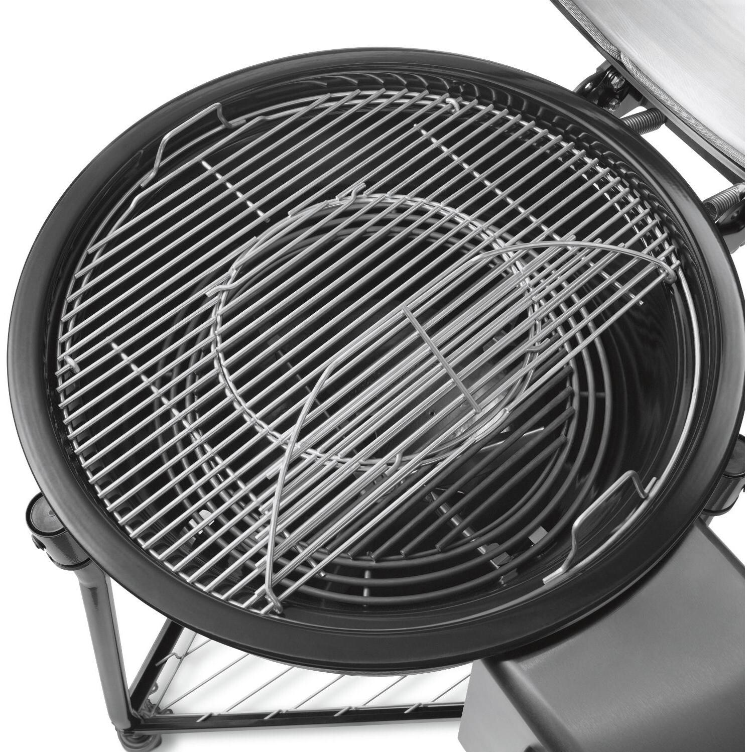 Weber Summit 24-Inch Charcoal Center BBQ Grill - Gourmet BBQ System Hinged Cooking Grate thumbnail