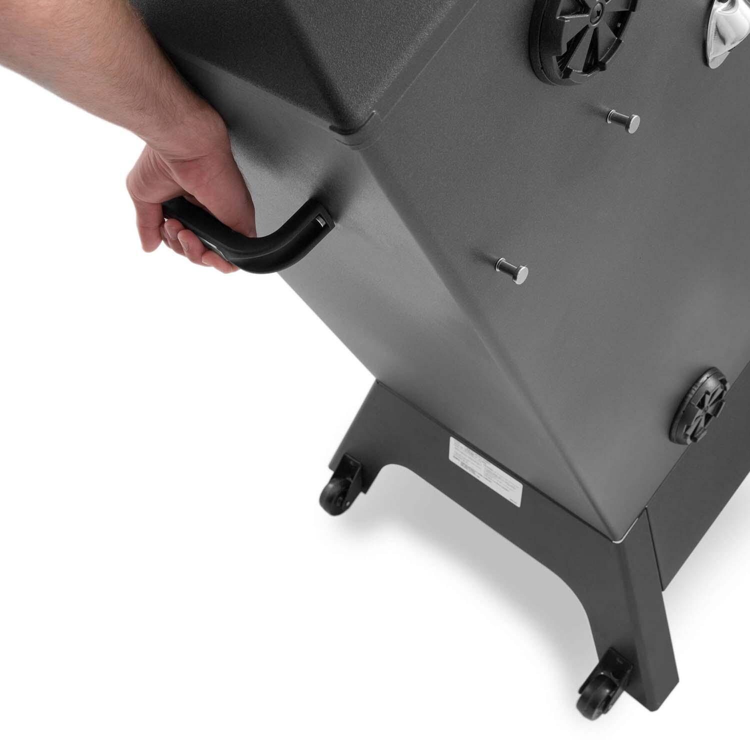 Broil King 28-Inch Smoke Vertical Propane Gas Smoker - Black - Handle - Detail thumbnail