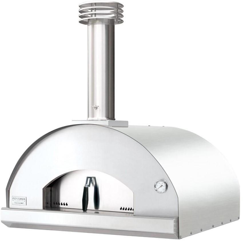 Fontana Forni FTMARIN-S Marinara Wood-Fired - Stainless - Oven - White Background thumbnail