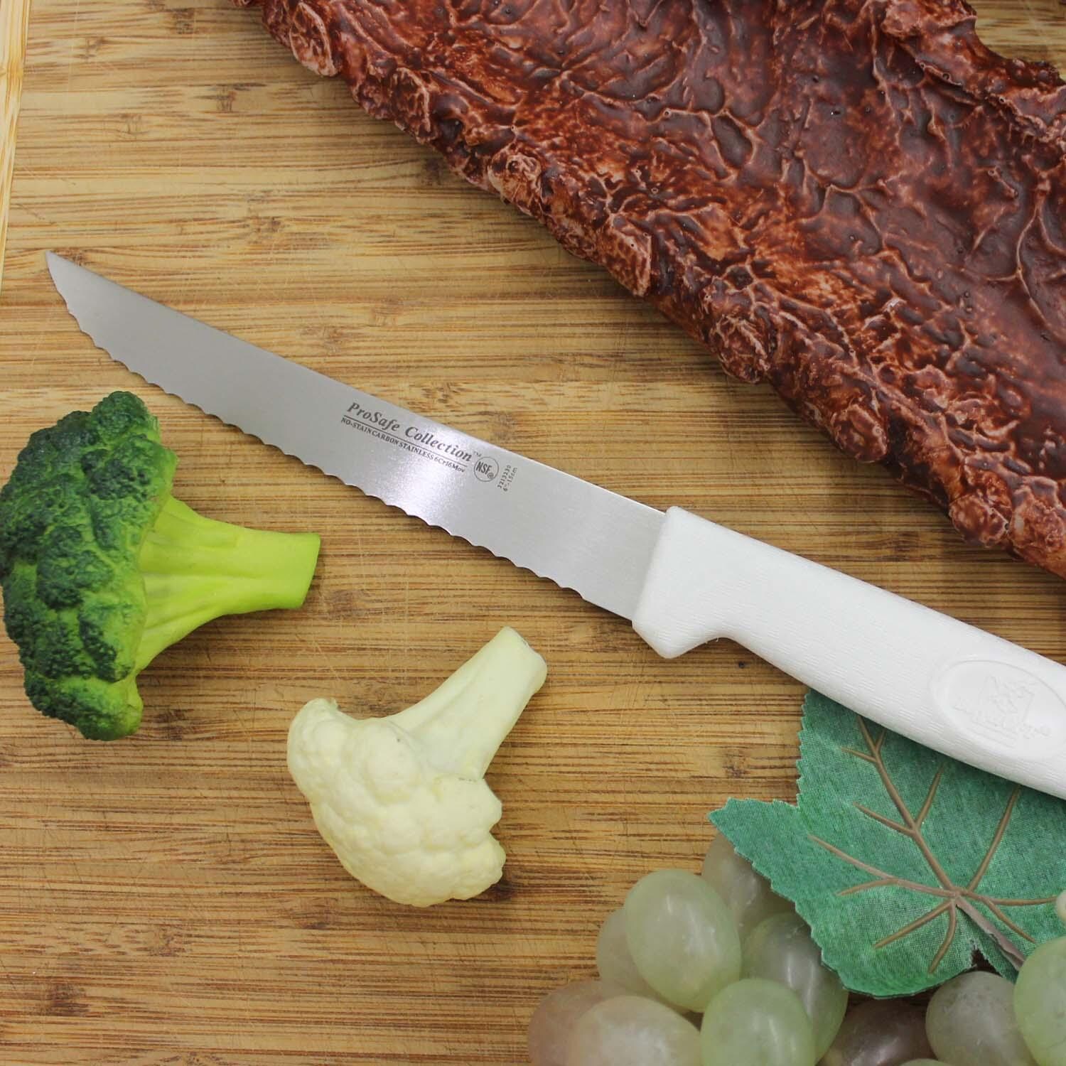 BergHOFF 5 Pc Ergonomic Kitchen Knife Set w/ Cleaver - Cutting Vegetables - Lifestyle thumbnail