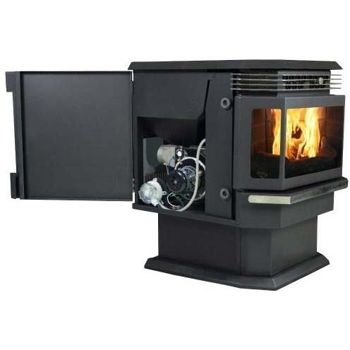 US Stove 5660 Bay Front EPA Certified Pellet Stove - Left Side View thumbnail