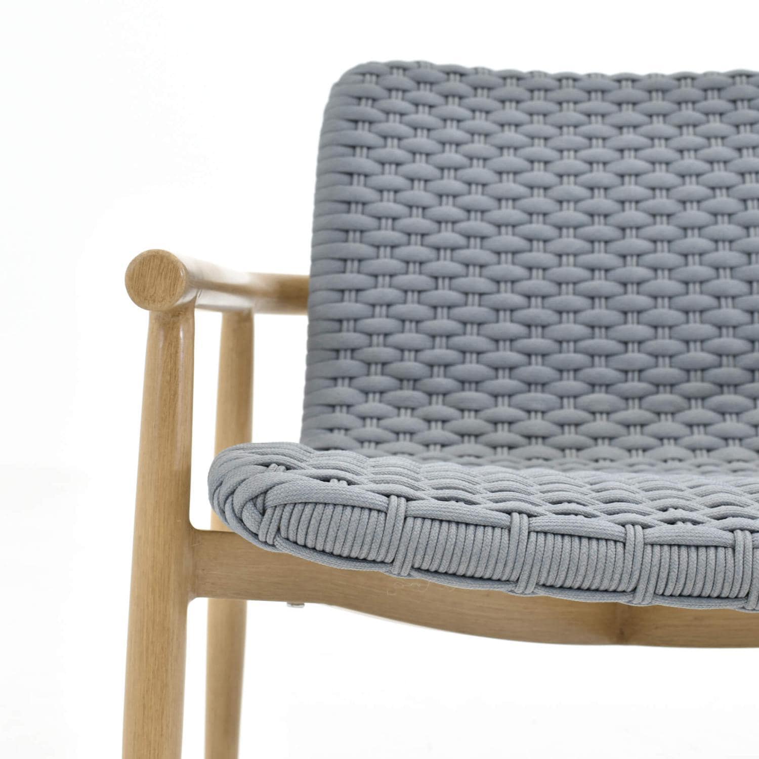 Rosedown 4 Pc Aluminum Seating Set in Gray by Lakeview Outdoor Designs - Club Chair - Corner - Detail thumbnail