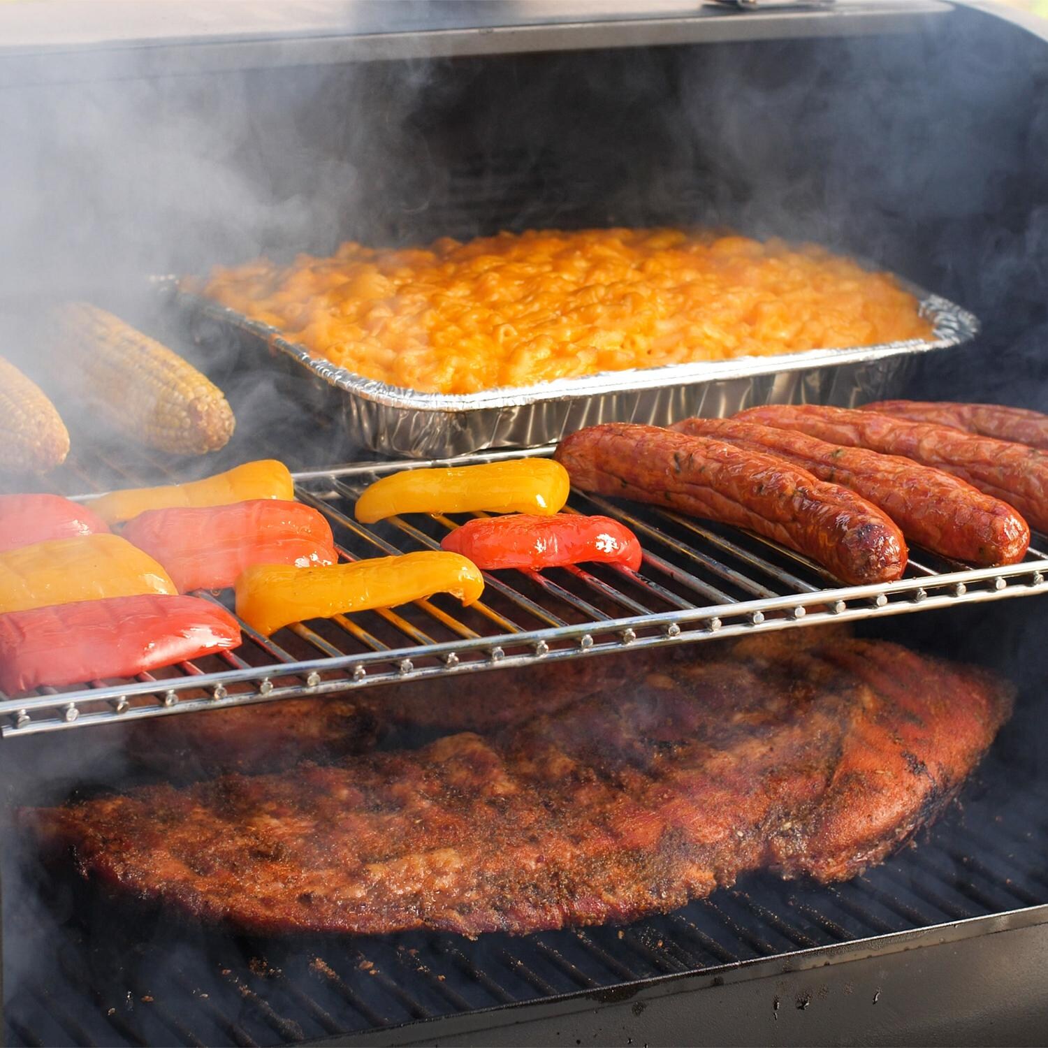 Camp Chef PG24SGWWSK Woodwind SG Pellet Grill With Propane Sidekick - Smoking A Variety Of Foods thumbnail