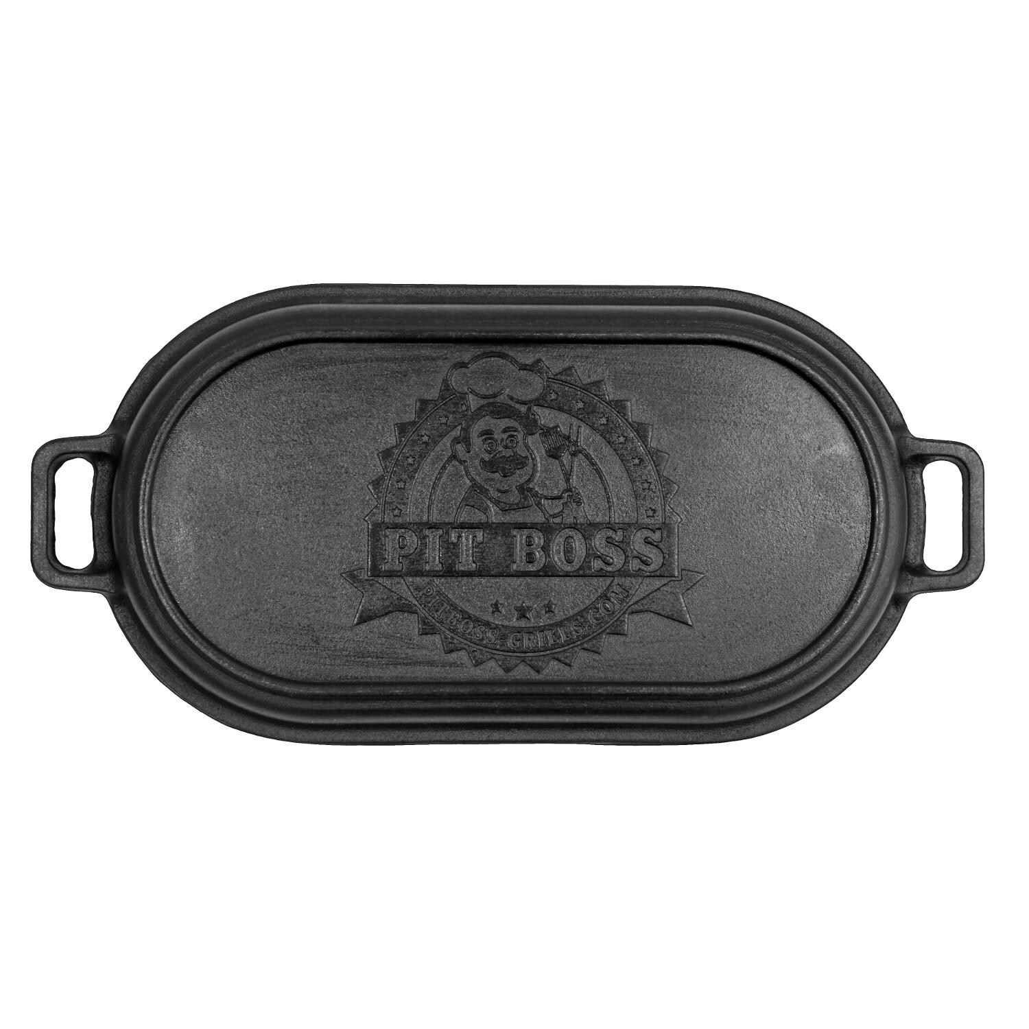 Pit Boss - 68014 - 6-Quart Pre-Seasoned Cast Iron Roaster w/ Griddle Lid - Top thumbnail