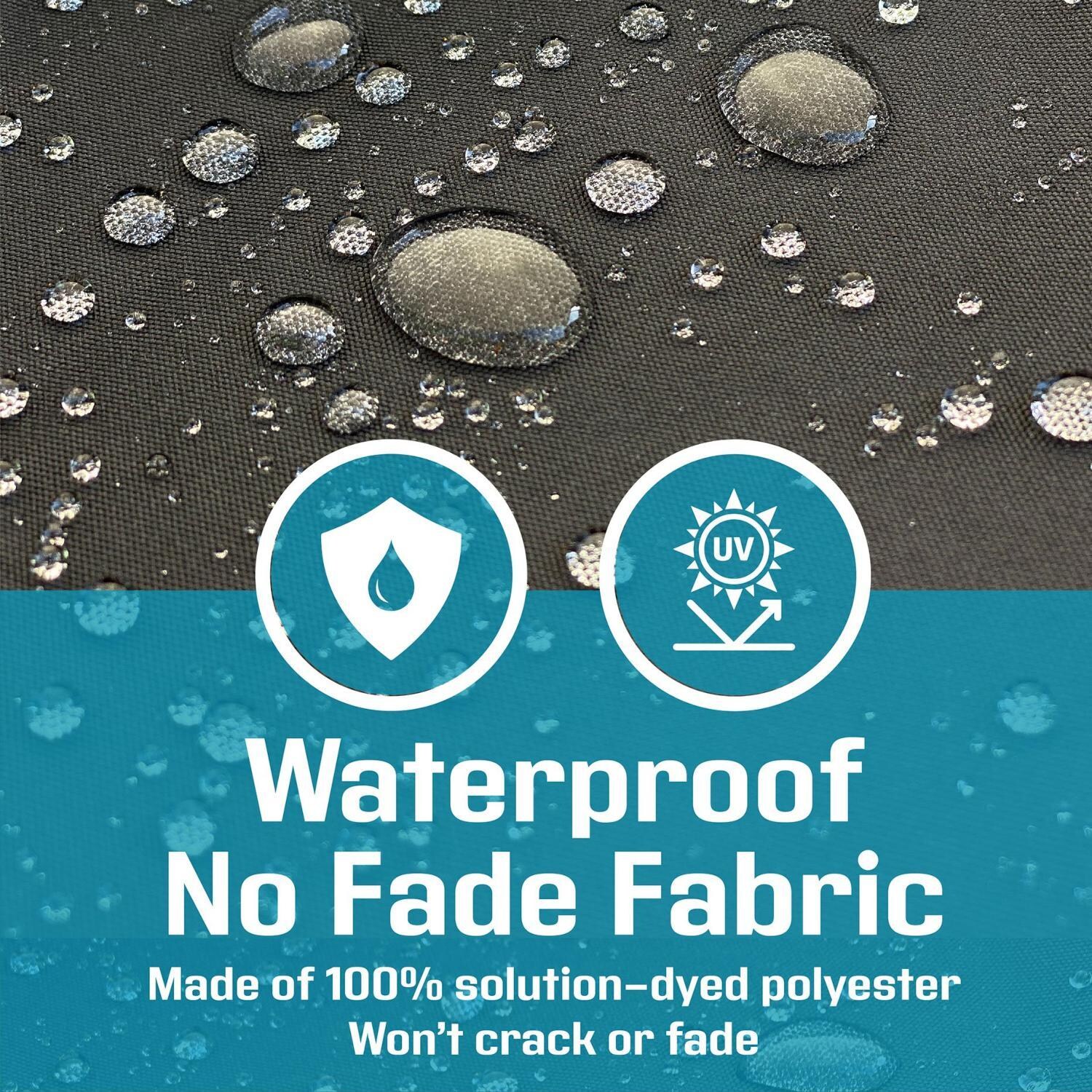 Holland Bar Stool Co B08CDMRBPM University of Alabama Universal Kamado Grill Cover - Waterproof - Detail