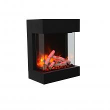 Amantii Cube 20-Inch Three Sided Wall Mount Electric Fireplace - Indoor/Outdoor - CUBE-2025WM