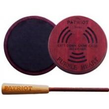 Cutt Down Game Calls PURPLE HEART PATRIOT Custom Pot Friction Call SLATE image