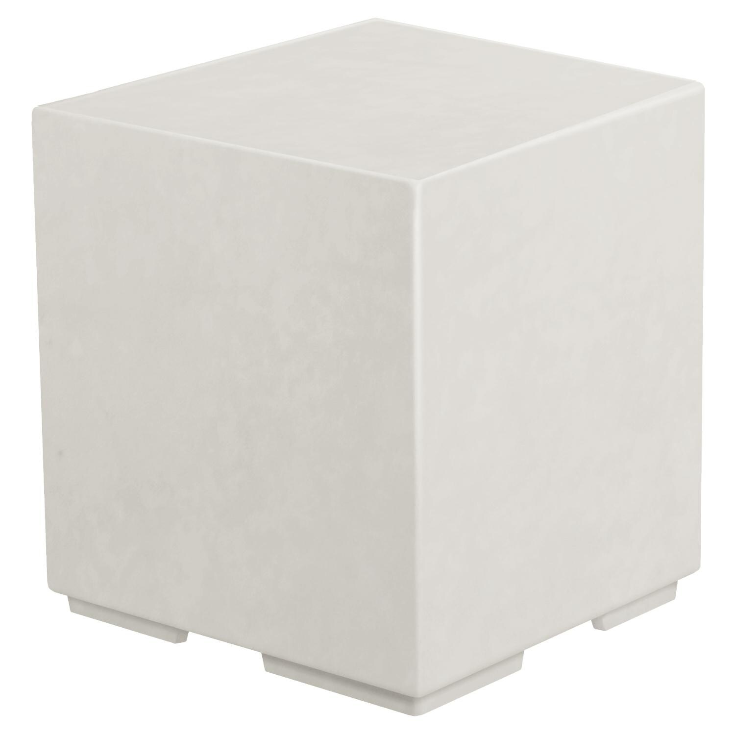 The Outdoor Plus 16-Inch GFRC Pillar Stand - Limestone