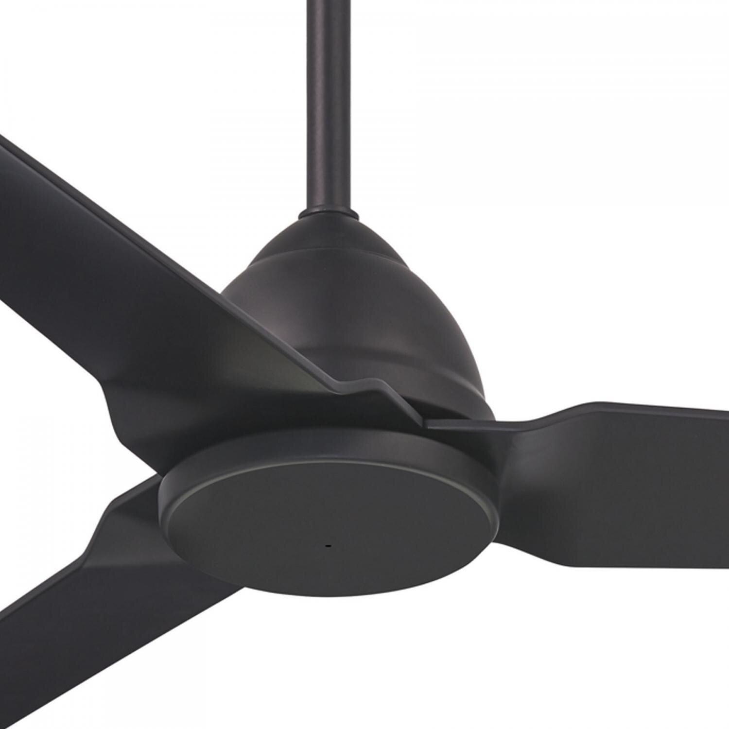 Minka-Aire F753-CL Java 54-Inch 3-Blade Ceiling Fan in Coal Finish w/ Coal Blades - Closeup thumbnail