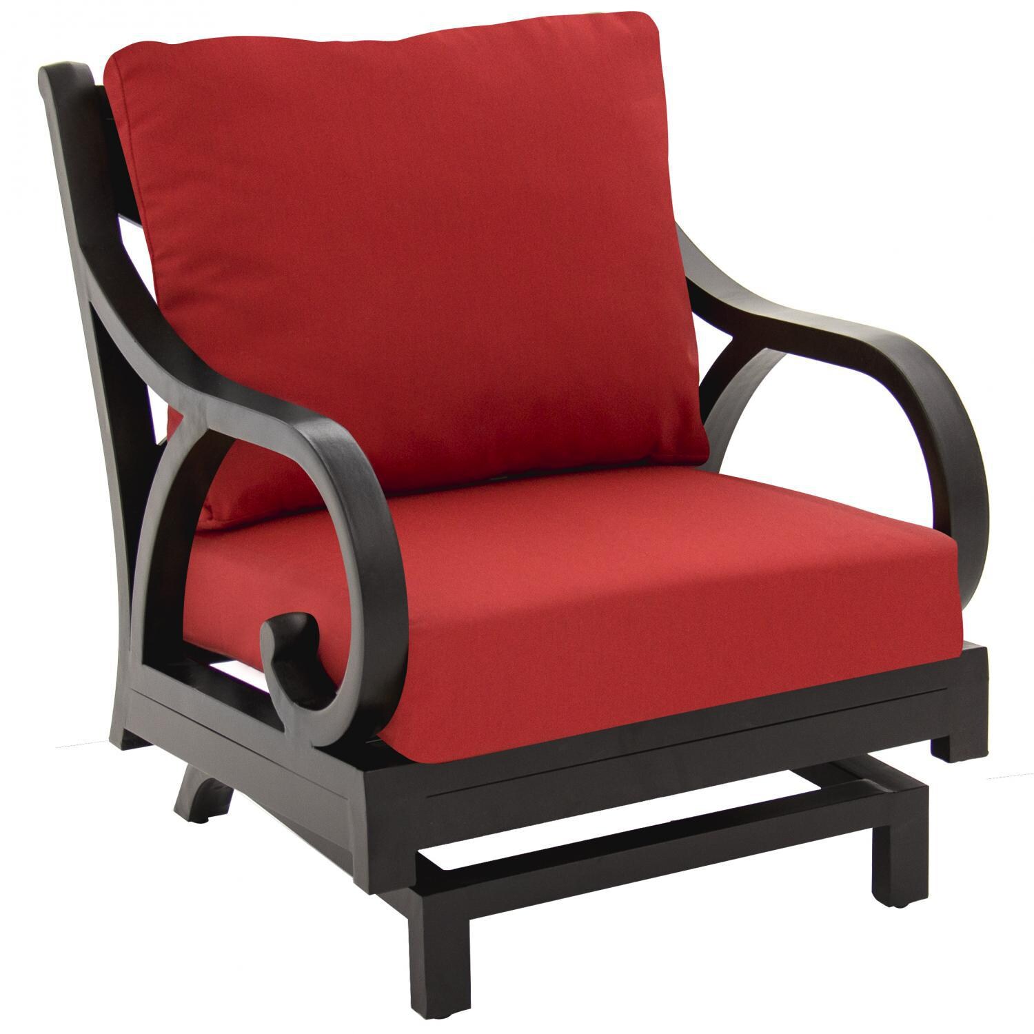 Avondale NLG402/403 Club Chair Seat And Back Cushion Set - Rocker Club Chair - Sunbrella Spectrum Crimson thumbnail