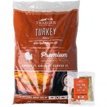 Traeger 20 Lb. Natural Hardwood Pellets - Turkey Blend W/ Brine Kit image