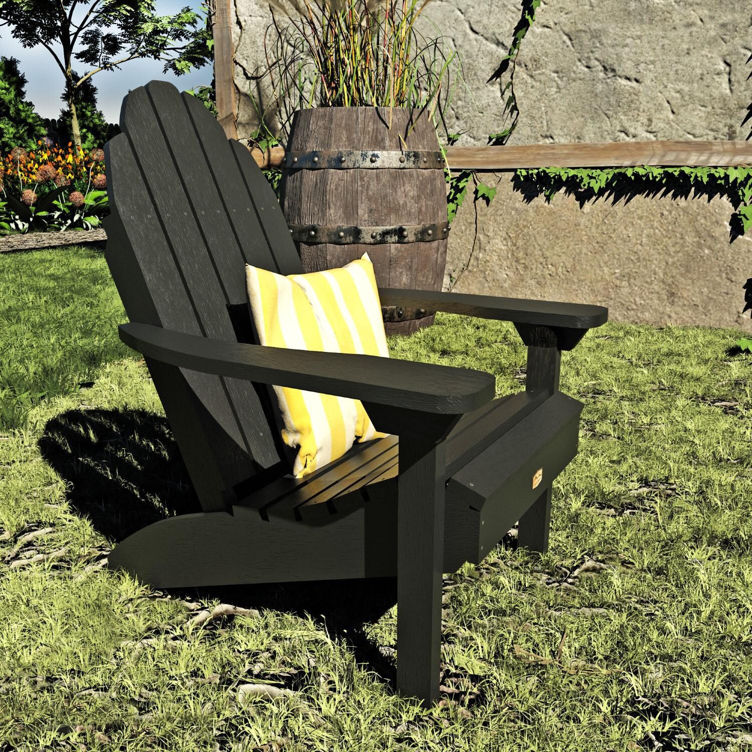 Lakeview The Charmville Adirondack Chair - Abyss - On White thumbnail