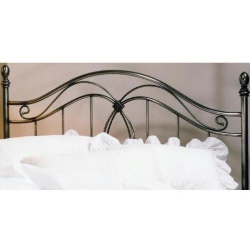 Hillsdale Milano Antique Pewter Metal Headboard Without Frame - Full/Queen