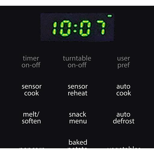 Frigidaire Gallery 1.7 Cu. Ft. Over-The-Range Microwave - Stainless Steel - Control Panel Detail thumbnail